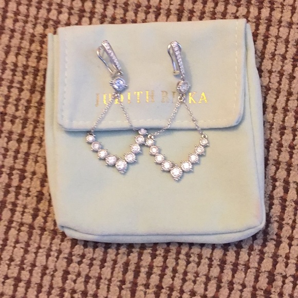 Judith Ripka Accessories - Judith Ripka chandelier earrings worn 1x